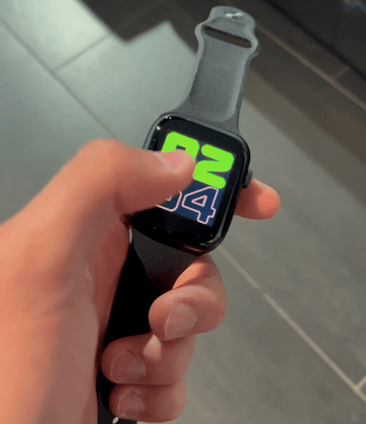 Ceas inteligent negru I8 Pro Max cu aplicații de telefon